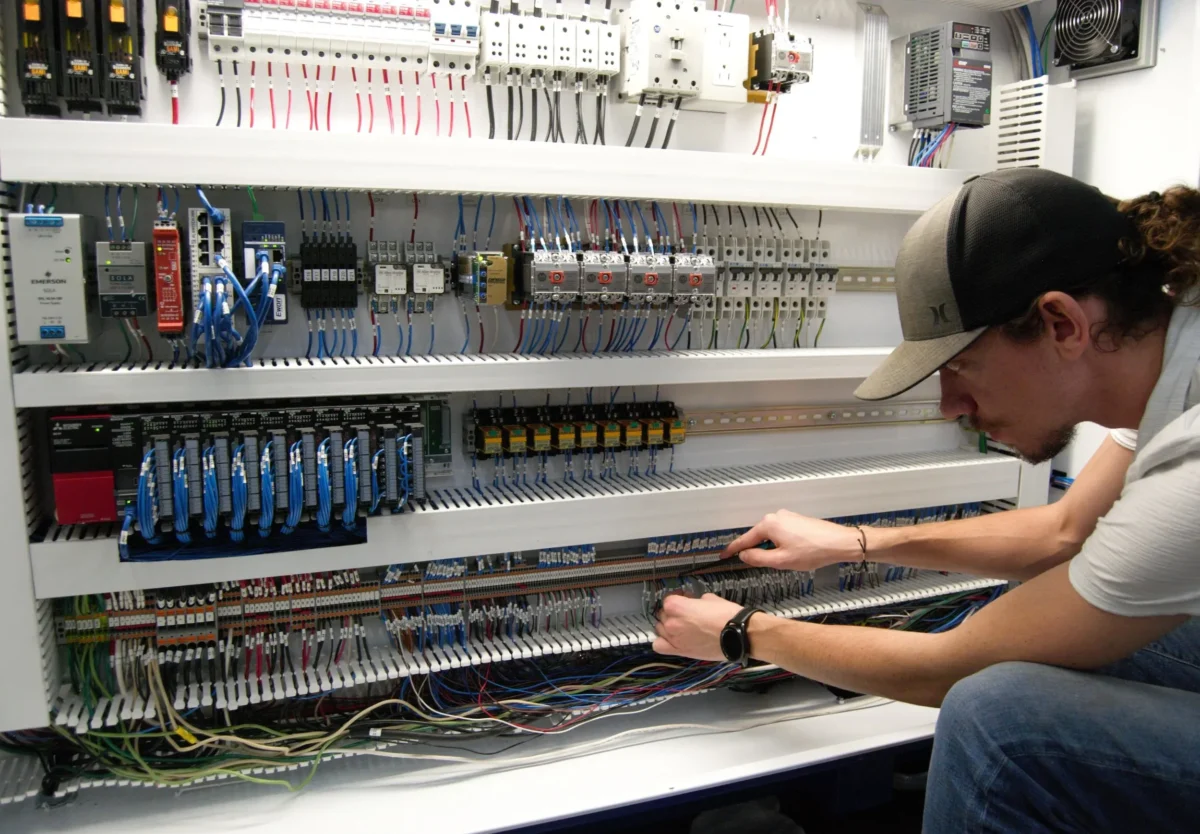 ساخت و طراحی تابلو برق صنعتی PLC