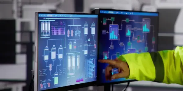 کنترل کوره صنعتی با پی ال سی