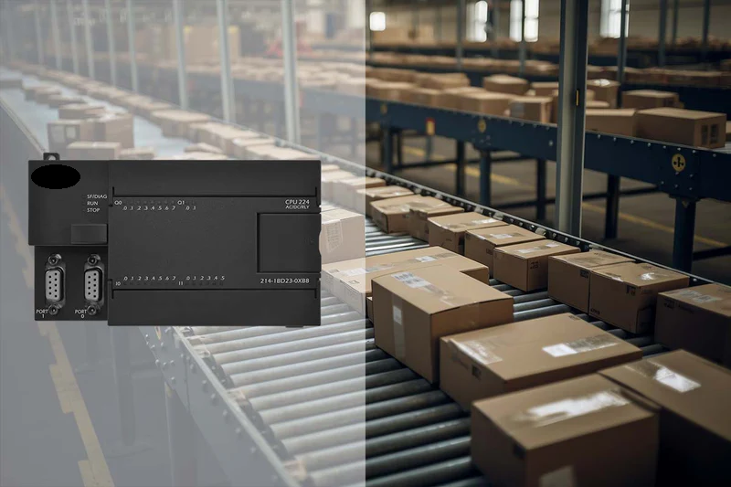 طراحی پروژه کنترل نوار نقاله با PLC زیمنس