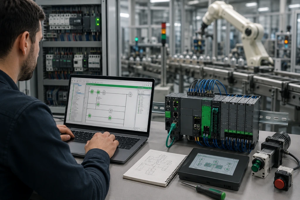 برنامه نویسی PLC اشنایدر